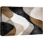 Abstrait neutre, beige beige, composition de vagues, art contemporain, impression sur toile encadrée-126092858-126092857