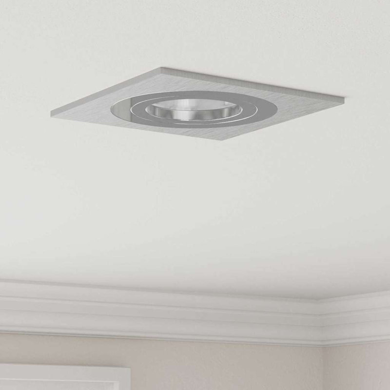 Spotlight Aluminium Recessed Lights Modern Ceiling Lighting Indoor Task, Silver