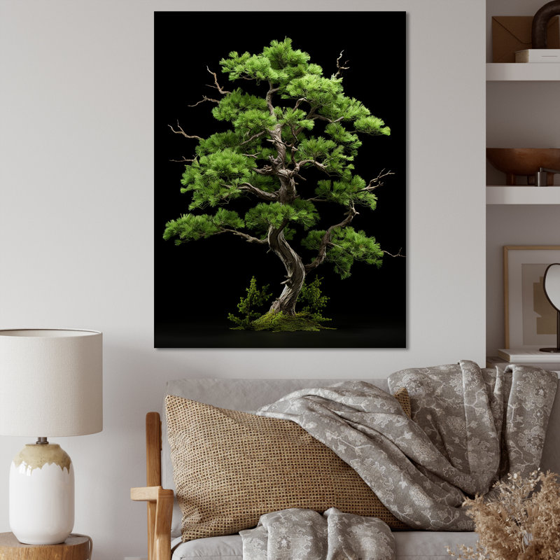 "Pine pureté dans la forêt I", reproduction d'art sur toile, H 20 po x l 12 po x P 1 po, Toile tendue