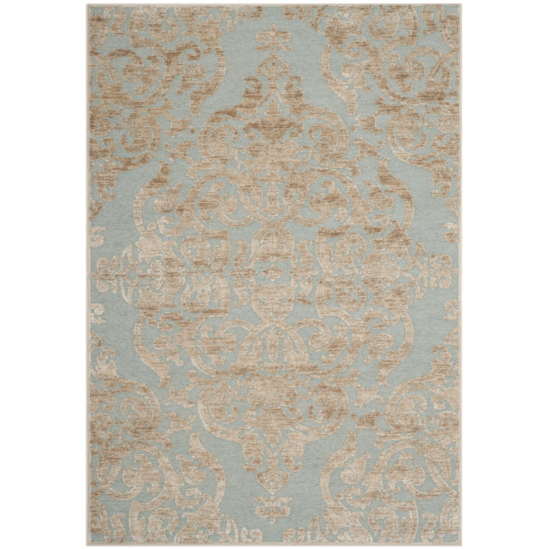 Velay Oriental Viscose Hand Woven Area Rug, Rectangle 122 x 170 cm