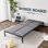 Lit superposé simple de 15 mm 38 x 75, support de matelas robuste sous le lit, panneau de support de lit à profil bas pour sommier à lattes, aucun sommier requis, antidérapant