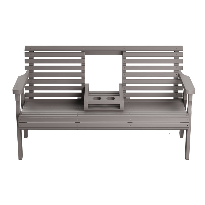 Banc Amish Casual, Teinture grise semi-solide