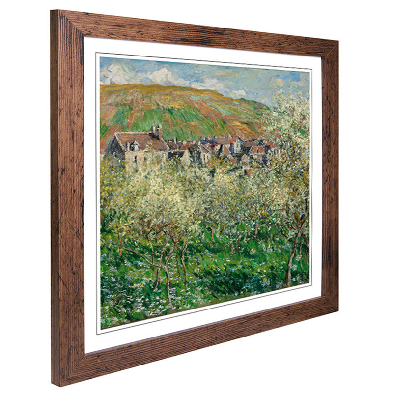 Claude Monet - Single Picture Frame Painting, Walnut