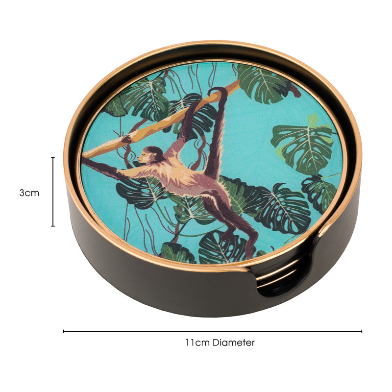 Monkey Tropical Coasters