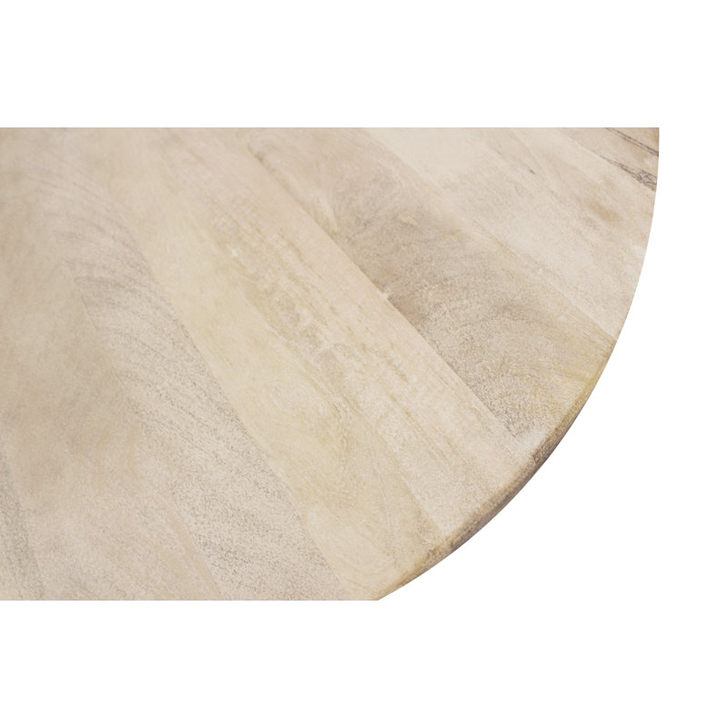 Table de salle à manger Aryhanna, Blanc délavé, H 30,5 po x L 70 po x l 70 po