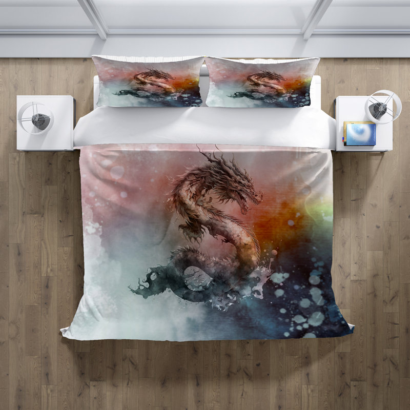 Polyester Duvet Cover, King Duvet Cover + 2 King Shams