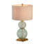 Lampe de table verte 29 po
