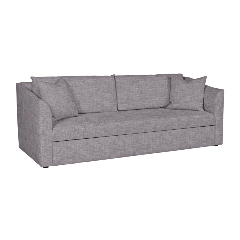 Addie Pull Out Sleeper Sofa, Nomad Slate Crypton® Chenille