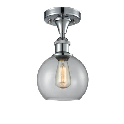 Plafonnier semi-encastré 1 lumière 8 po Cindi