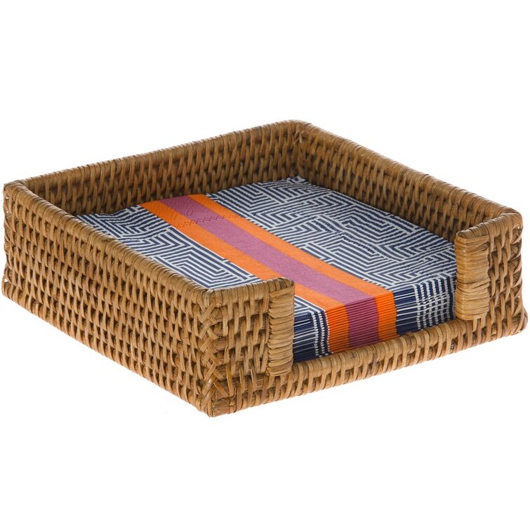 La Jolla Rattan Rectangular Tissue Box Cover