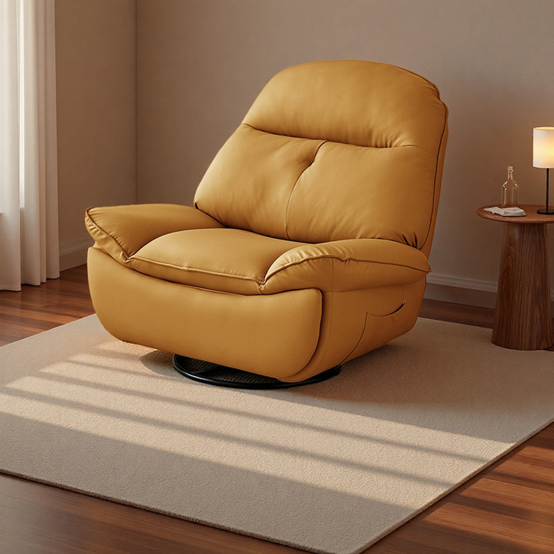 Fauteuil inclinable ergonomique, Jaune brunâtre