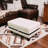 Faux Leather Ottoman-77621944
