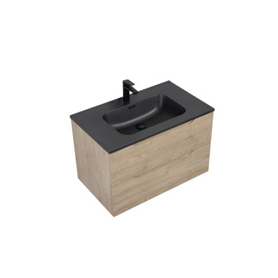  Combo 32 Inch Floating Vanity With A Integrated Top
