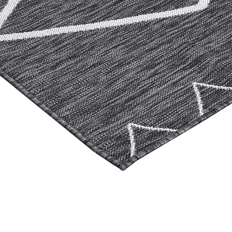 Tapis marocain d'intérieur et d'extérieur Vinell, Rectangle 8 pi x 10 pi