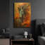 Tableau mural en métal doré « Cheval de feu » de Momart, 40,6 cm x 61 cm-154233818