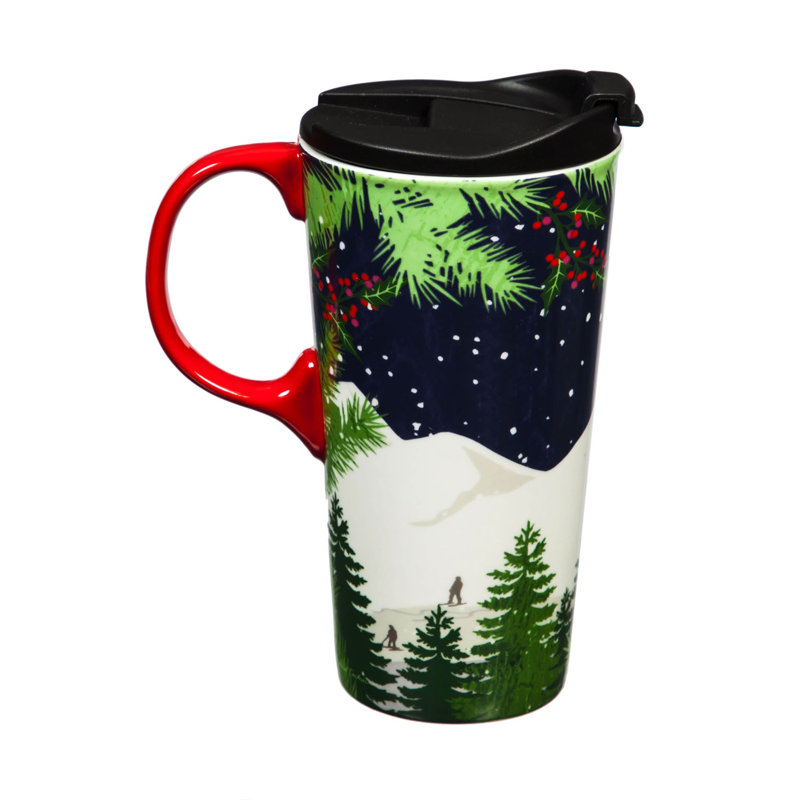 Evergreen Enterprises, Inc Ceramic Travel Mug
