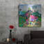  «When A Pig Flies» par Koday, art mural en métal, 36 po x 36 po-491003394