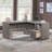 Delvale L-Shaped Executive Desk