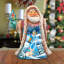 Derevo Snowmaiden Scene Santa Figurine-181900480