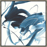 Dancing Of Blue II Painting by Janice Sadler