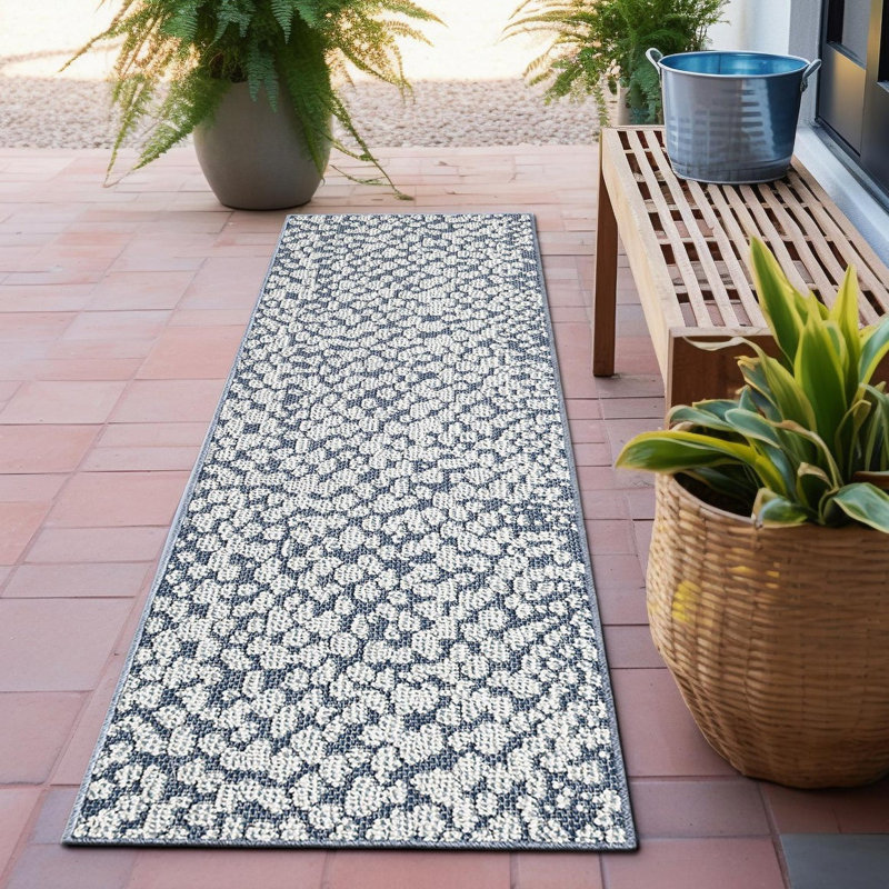 Gurjot Indoor/Outdoor Area Rug, Runner 2' x 8'