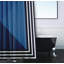 Rideau de douche simple à angles nautiques-1029492729