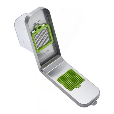 Vegetable Chopper Food Veggie Cutter 3 Stainless Onion Slicer With Container