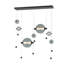 Abacus 7 - Light Cluster Globe LED Pendant-58704612-58704606