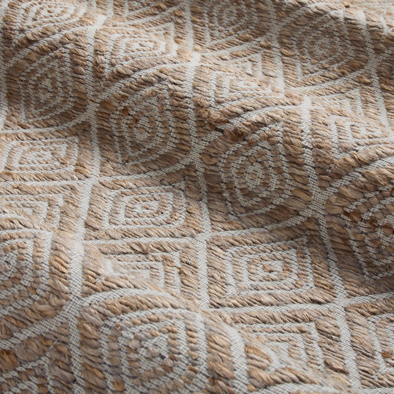 Town & Country Terra Nalani Textured Diamond Brown, Rectangle 3' x 5'