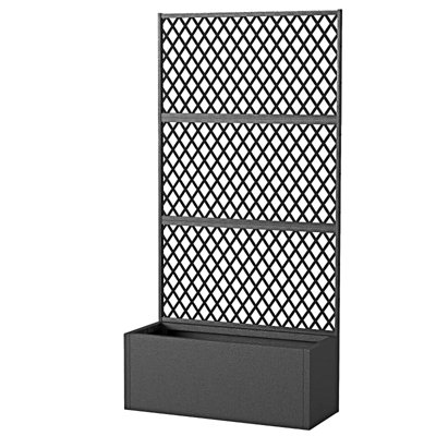 Metal Planter Box Raised Garden Bed