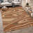 Machine Washable Indoor/Outdoor Chantille ACN2493 Abstract Rug-63867892-63867895