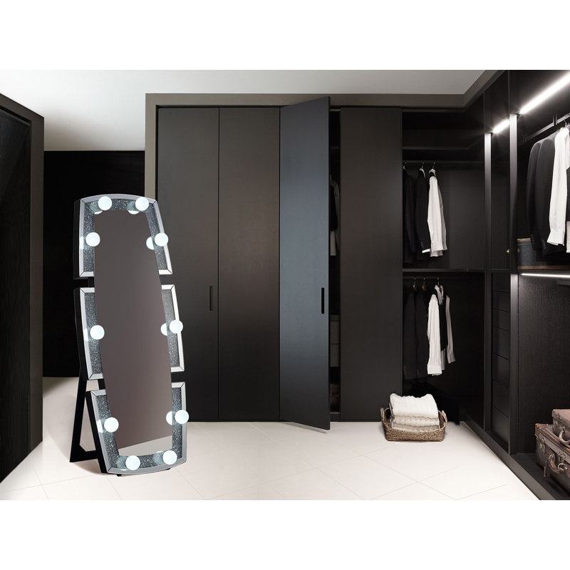 Miroir biseauté lumineux pleine longueur