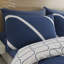 Linear Curve Geometric Reversible Duvet Cover Set with Pillowcases-67402675-67402676
