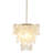 Layered Capiz Chandelier
