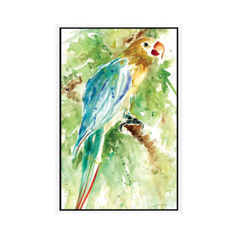 Island Beauty I 1 Piece Painting on Canvas, 101.6 cm H x 66.04 cm W, White Framed Canvas