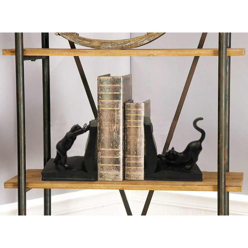 Serre-livres chat