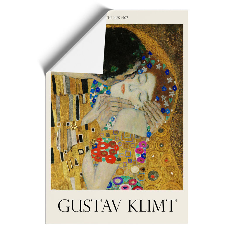 The Kiss Vol.3 by Gustav Klimt - No Frame Print, 59cm H x 42cm W x 0.1cm D