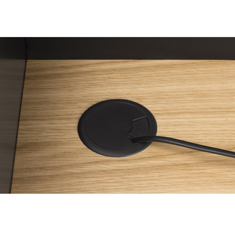Bureau, Chêne / noir pur