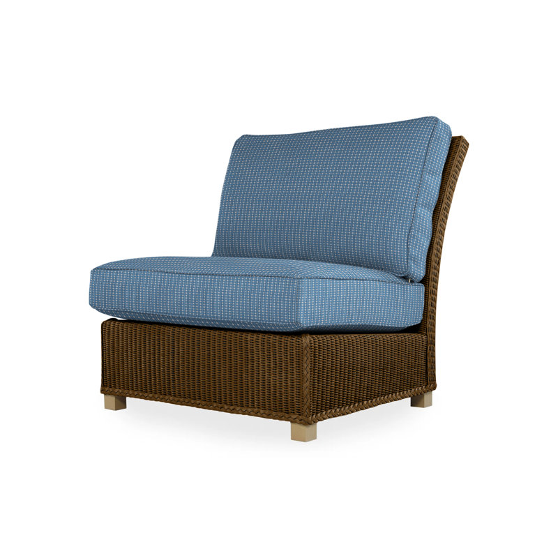 Hamptons Outdoor Lounge Chair, Bark, Cottage Pepper