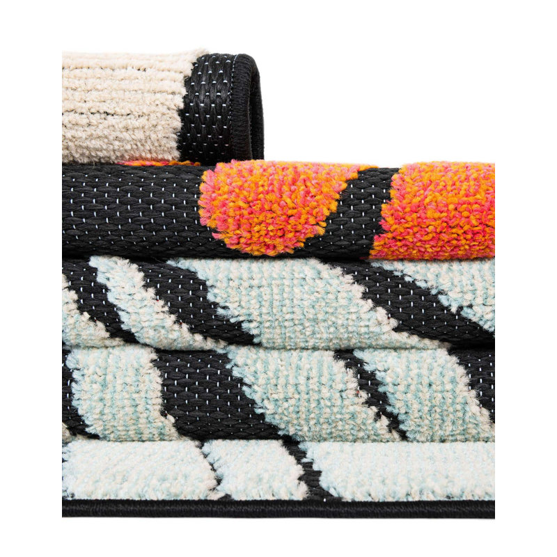 Tapis Bungalow Rose Cabana Caimin, Carré 10 pi