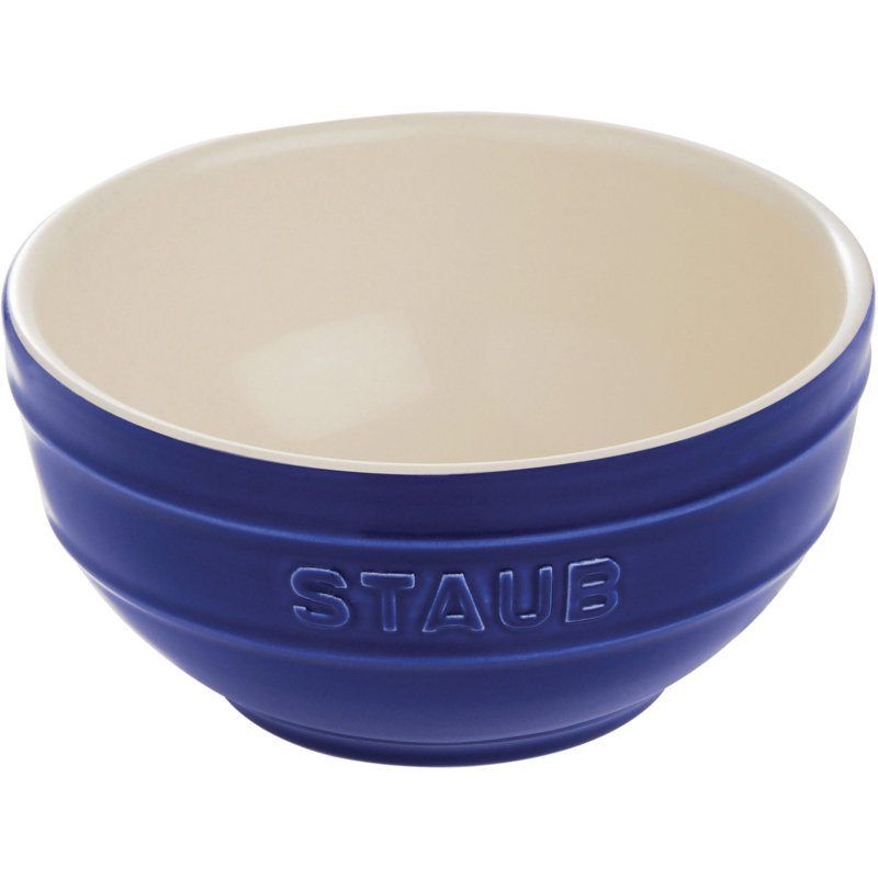Staub Ceramic 6.73-inch Large Mixing Bowl, 4.5-inch, White