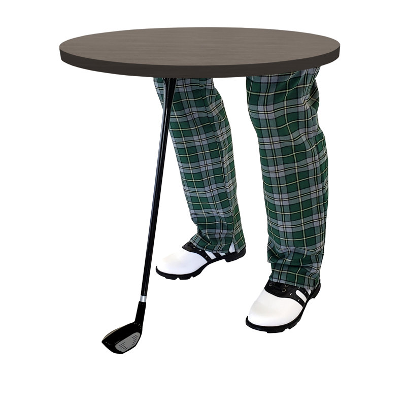 Table de bout abstraite, Argent