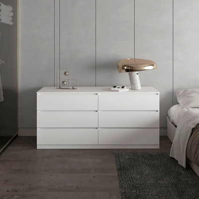 Commode rectangulaire à 6 tiroirs