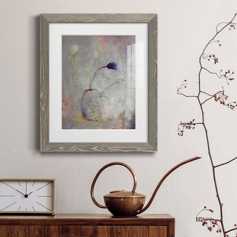 Reproduction encadrée Bud Premium - prête à être accrochée, H 20 po x l 17 po x P 1,5 po, Cadre en papier gris