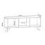 Ballarie Unfinished TV Stand for TVs up to 50"