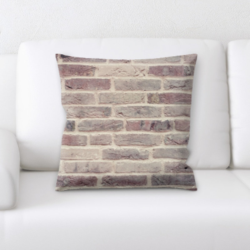 Gosney Brick Textures Throw Pillow