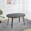 Table extensible, table de salle à manger, table de bureau avec pieds en métal, table de salle à manger-1147562983