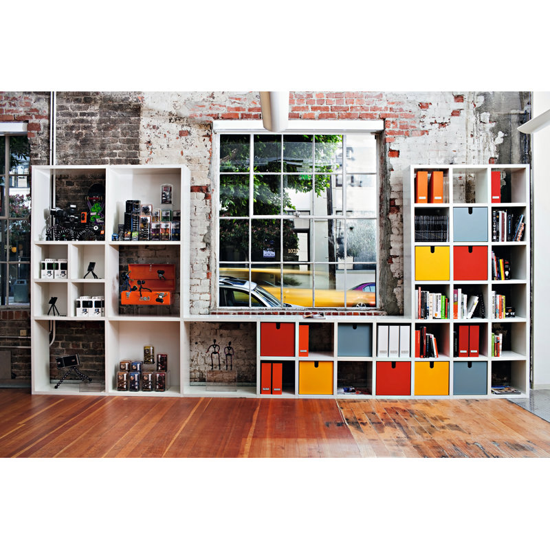 Polvara Bookcase, Red