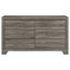 Walker Brown Oak Queen 4-piece Bedroom Set