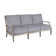 Haley Teak Outdoor Lattice Back Sofa